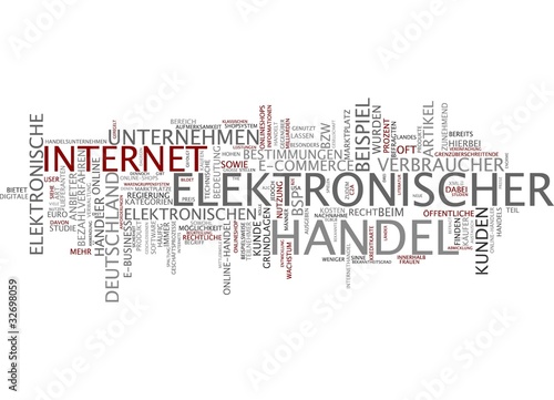 Illustration: e-Business - elektronischer Handel e-Business - elektronischer Handel