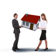 Collage symbolizing the real estate business
