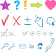 designers creative icons set for website. Vector