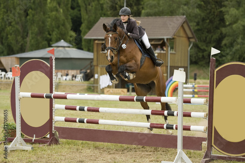 Photo: Springreiten Springreiten