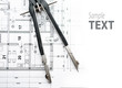 Dividers on architectural paln