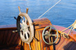 steuerrad vom segelboote