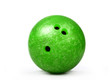 green bowling ball