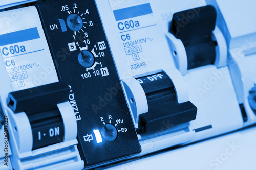 Photo: Electrical fuseboxes and components Electrical fuseboxes and components