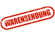 Grunge Stempel rot WARENSENDUNG