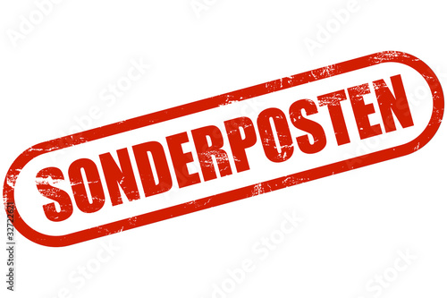 Illustration: Grunge Stempel rot SONDERPOSTEN Grunge Stempel rot SONDERPOSTEN