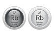 Rubidium - two glossy web buttons Rubidium - two glossy web buttons