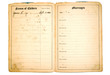 Pages From Vintage Family Bible