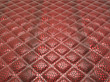 Red Alligator skin with stitched rectangles
