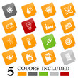 Energy icons - sticky series Energy icons - sticky series
