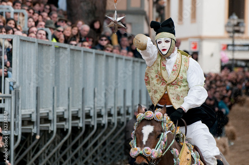 Photo: Sartiglia of Oristano, traditional carnival of Sardinia, Italy Sartiglia of Oristano, traditional carnival of Sardinia, Italy
