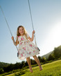 Swinging girl