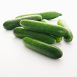 Cucumbers isolated on white background