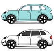Cartoon car