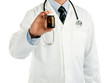 doctor holding drugs