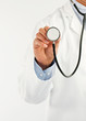 doctor holding stethoscope
