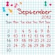Calendar for September 2012