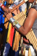 Native South American tribal group from Ecuador play music Native South American tribal group from Ecuador play music