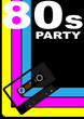 80s Party Poster