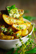 bratkartoffeln - kräuter - kräuterbutter