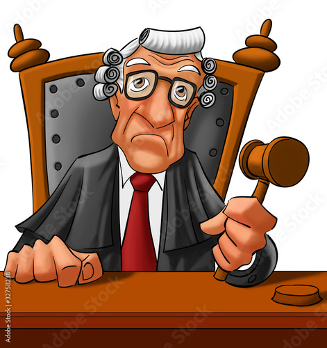 Illustration: judge judge
