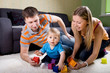 Photo: Family playing together. Family playing together.