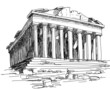 Greece Parthenon sketch Greece Parthenon sketch