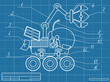 blueprint of planet rover