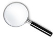 Magnifying glass - top view