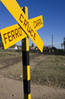 Señal de cruce de ferrocarril