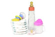 Diapers, Pacifier and toy