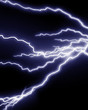 lightning flashes