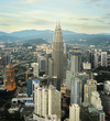 Kuala Lumpur at sunset