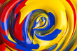 mélange de couleur