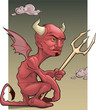 Vector: red devil red devil