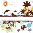 Vector: Summer frame Summer frame