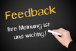 Feedback - Ihre Meinung ist uns wichtig!