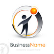 Logo entreprise homme 3D Logo entreprise homme 3D
