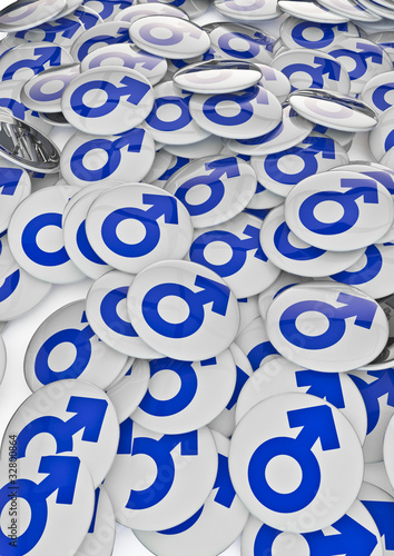 Illustration: Male badges Male badges