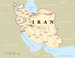 Iran Landkarte