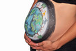 Foto: Bemalter Schwangerschaftsbauch Bemalter Schwangerschaftsbauch