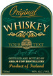 whiskey label