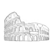 zeichnung colloseum 2