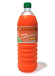 Refreshing grapefruit drink in plastic bottle Refreshing grapefruit drink in plastic bottle