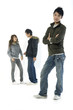 Three young friends together