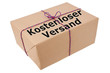 Kostenloser Versand-Paket frei Haus-Päckchen gratis Lieferung