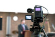 Broadcasting camera on conference meeting Broadcasting camera on conference meeting