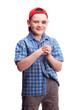 boy with a bruise