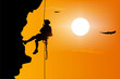 rock climbing