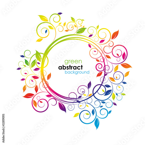 Vektor: Green generation background rainbow # Vector Green generation background rainbow # Vector